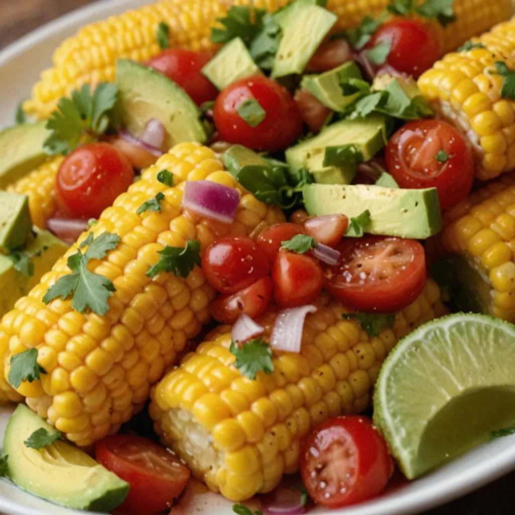 Summer Corn Salad with Avocado: Refreshing!