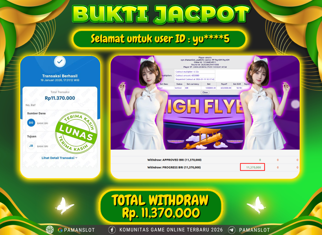 PAMANSLOT JACKPOT Game Live Games PP-Indonesian Mega SicBo Rp.11,370,000- LUNAS