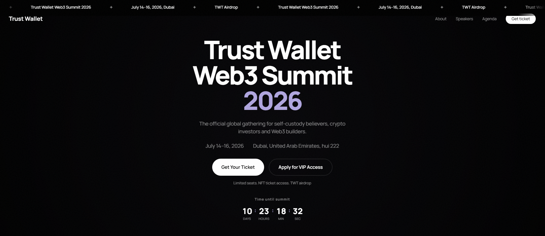 Forensic screenshot of web3-meeting.us showing the phishing page layout