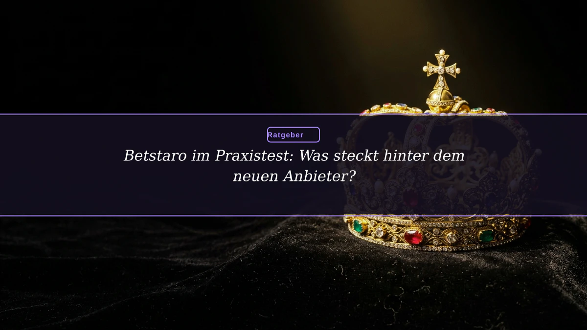 Betstaro im Praxistest: Was steckt hinter dem neuen Anbieter?