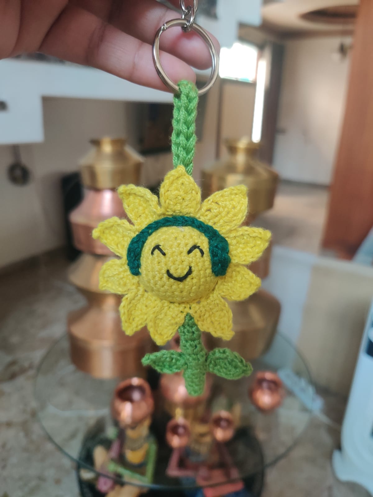 Creative Crochet 24 Sun Flower Key Cahin