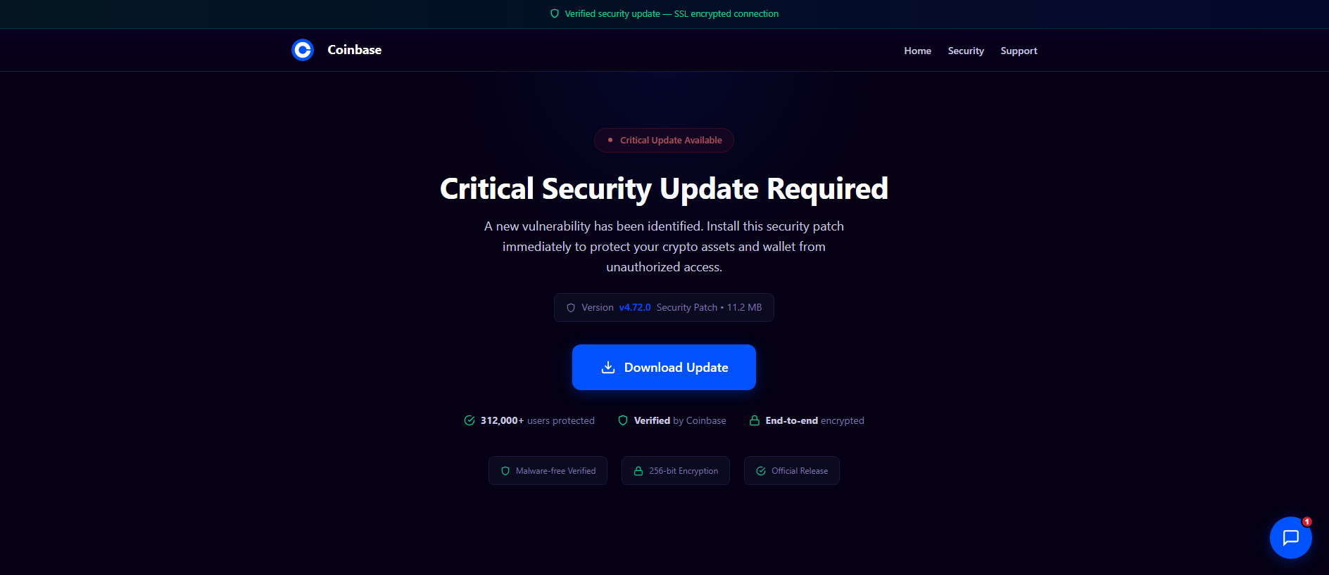 Screenshot of coinbase.com.v3242.com