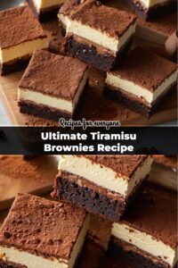 Ultimate Tiramisu Brownies Recipe