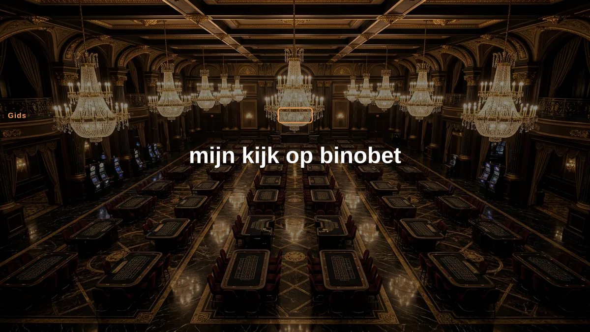 mijn kijk op binobet