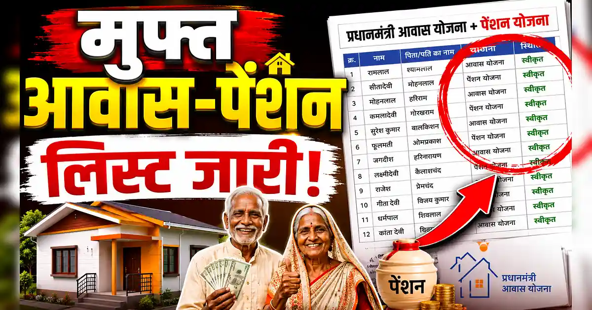गरीबों की मौज! 21 हजार परिवारों को मिलेगा फ्री आवास और पेंशन - A Poster For The House In The Movie