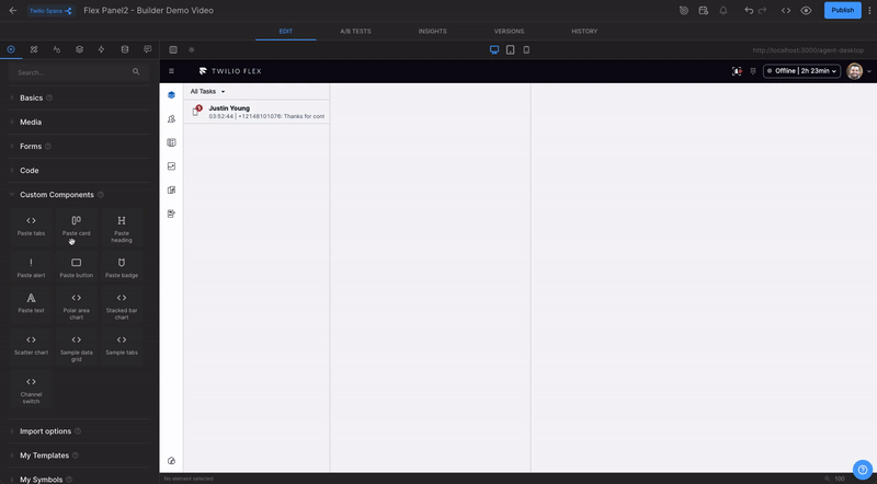 builder.io flex preview
