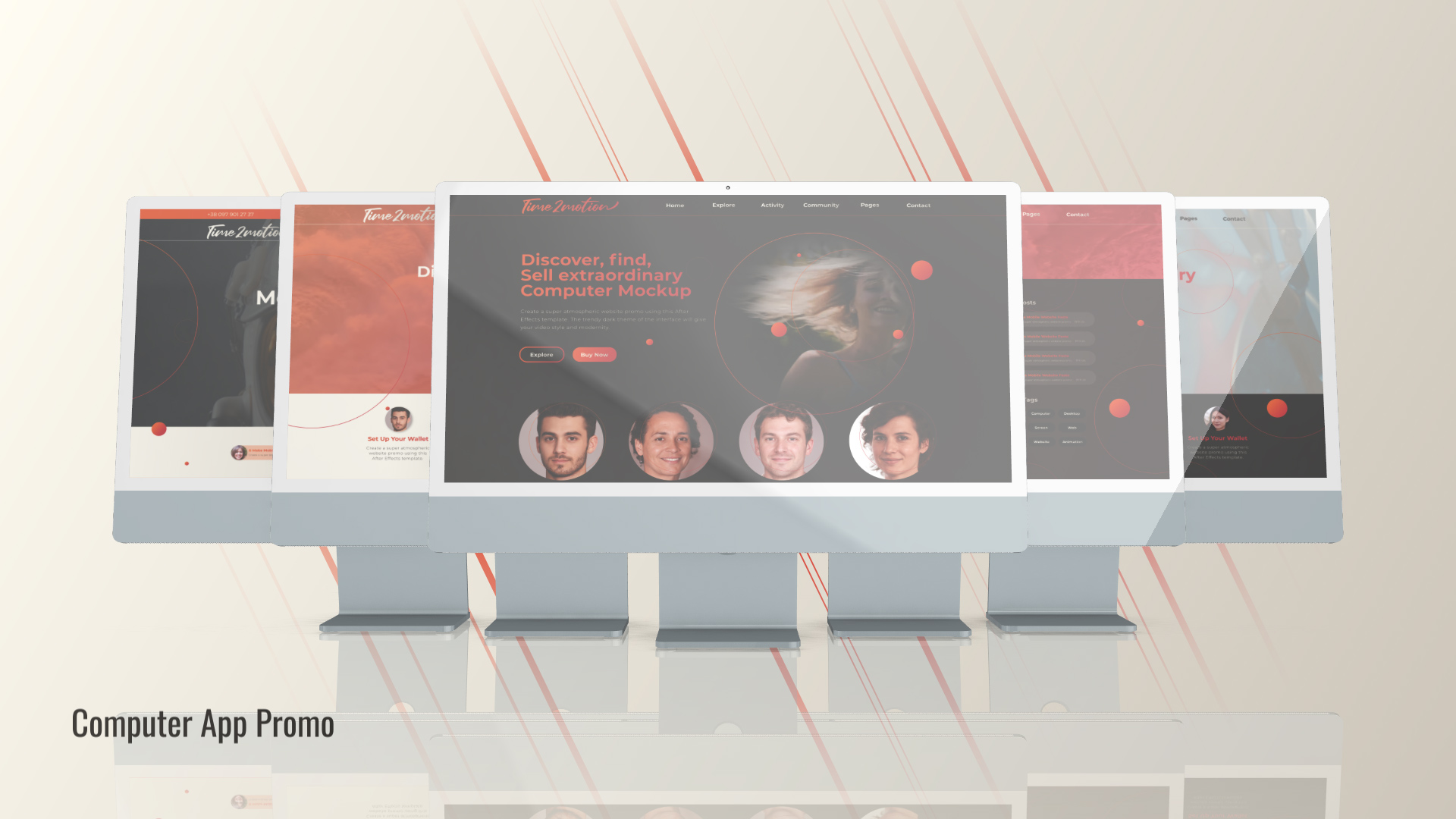 Web Promo Desktop Mockup Web Promo Desktop Mockup