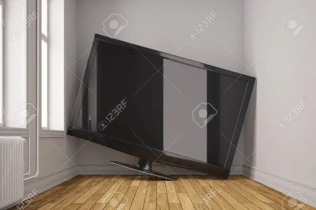 118597521-huge-led-tv-flat-screen-in-small-room-with-space-problem-3d-rendering