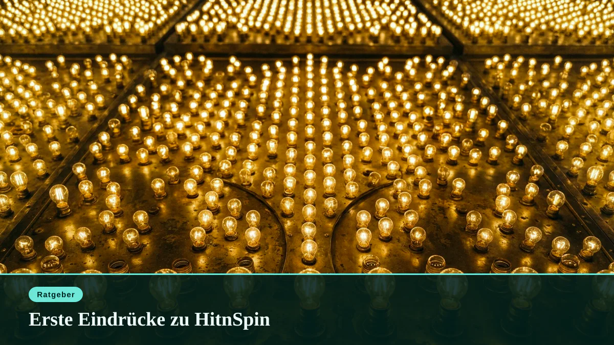Erste Eindrücke zu HitnSpin