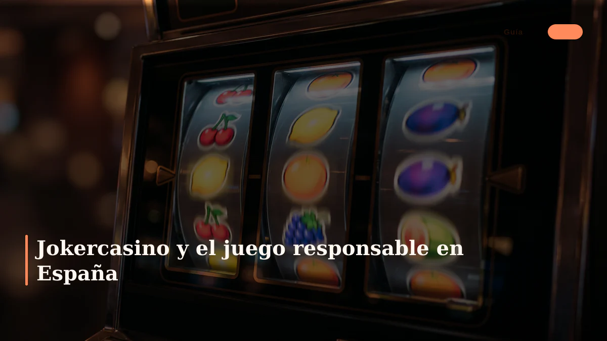Jokercasino y el juego responsable en España