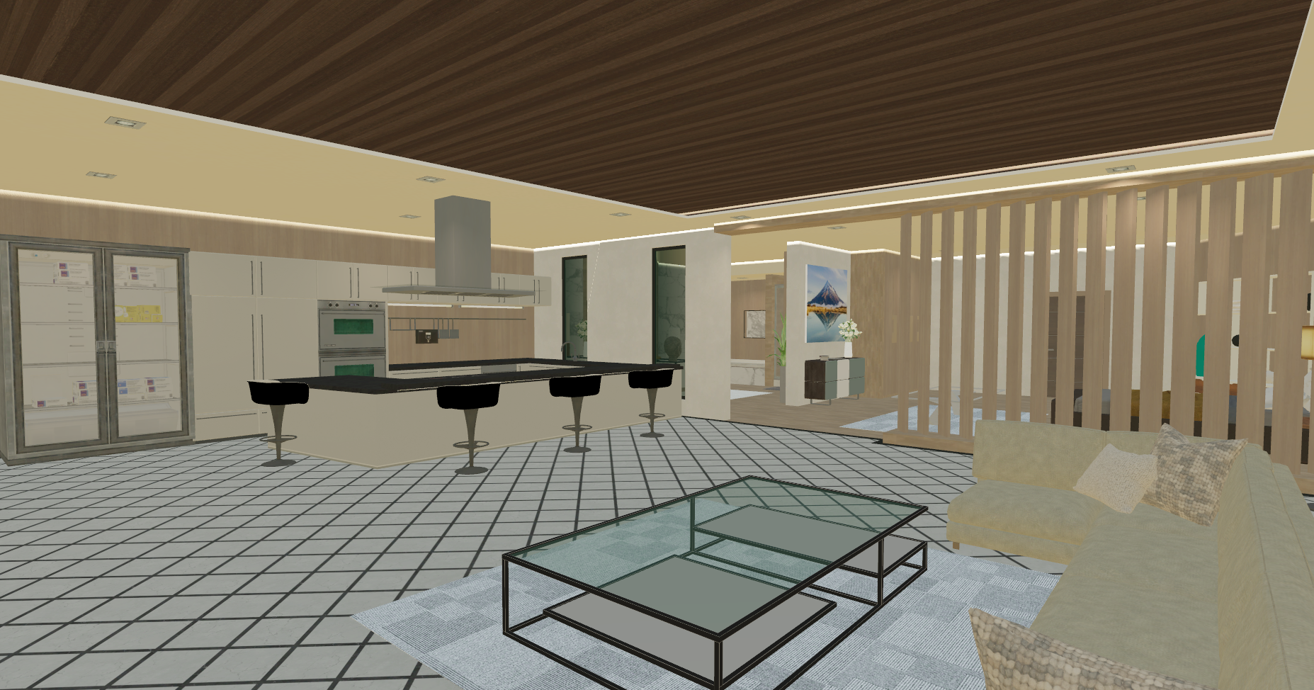 Kitchen & Living