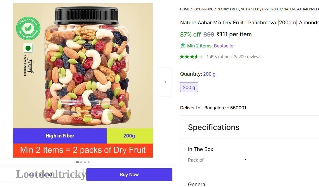 nature Aahar Mix Offer Image