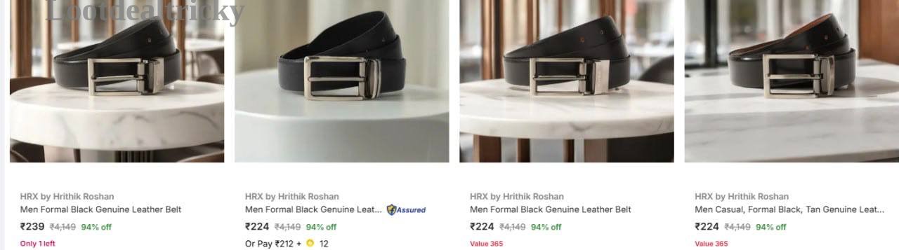 Hrx Leather Belts | Best Price Drop Today