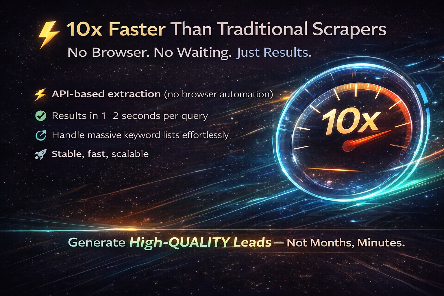 Google Lead Generator – Extract Emails, Phones & Websites Fast– No Proxy Needed