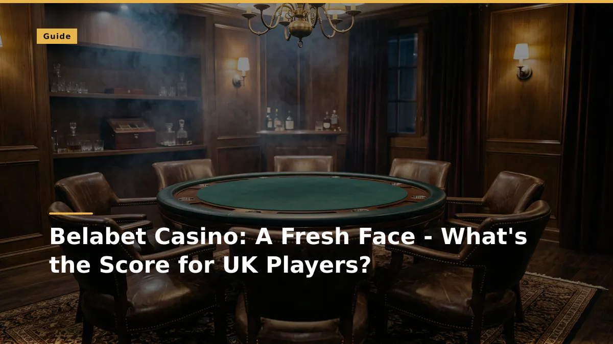 Belabet Casino: A Fresh Face - What's the Score for UK Players?