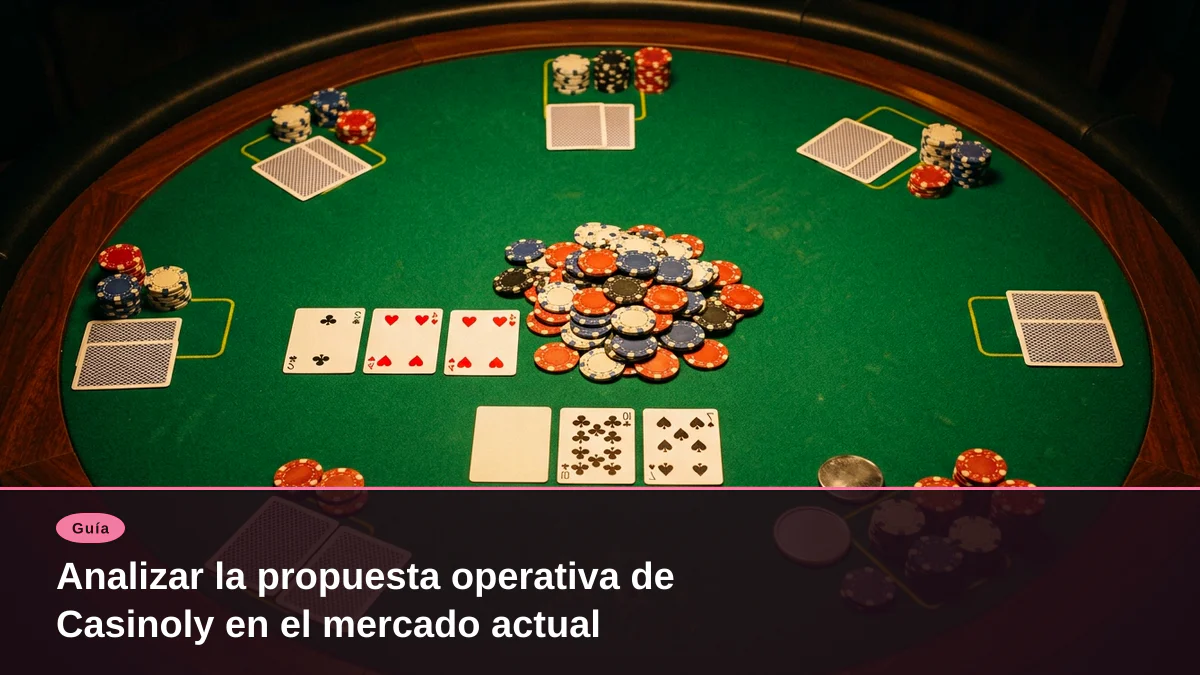 Analizar la propuesta operativa de Casinoly en el mercado actual