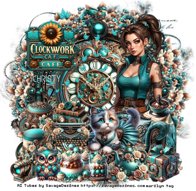 SD Clockwork Cafe T MM26 Christy