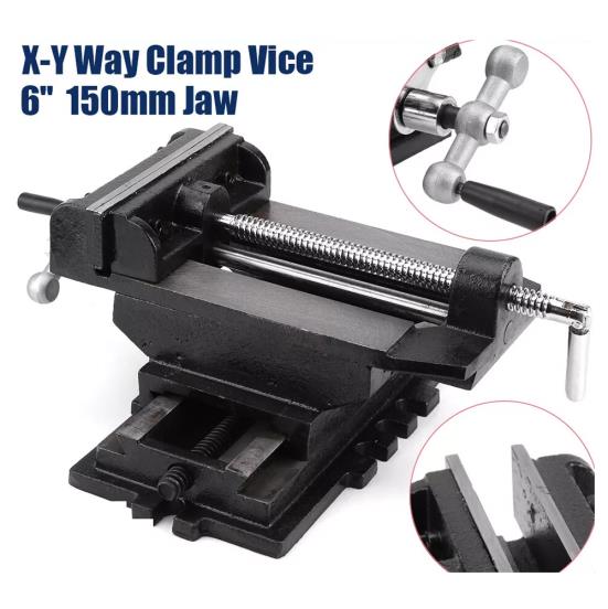 Cast Iron Cross Slide Vice, 150mm