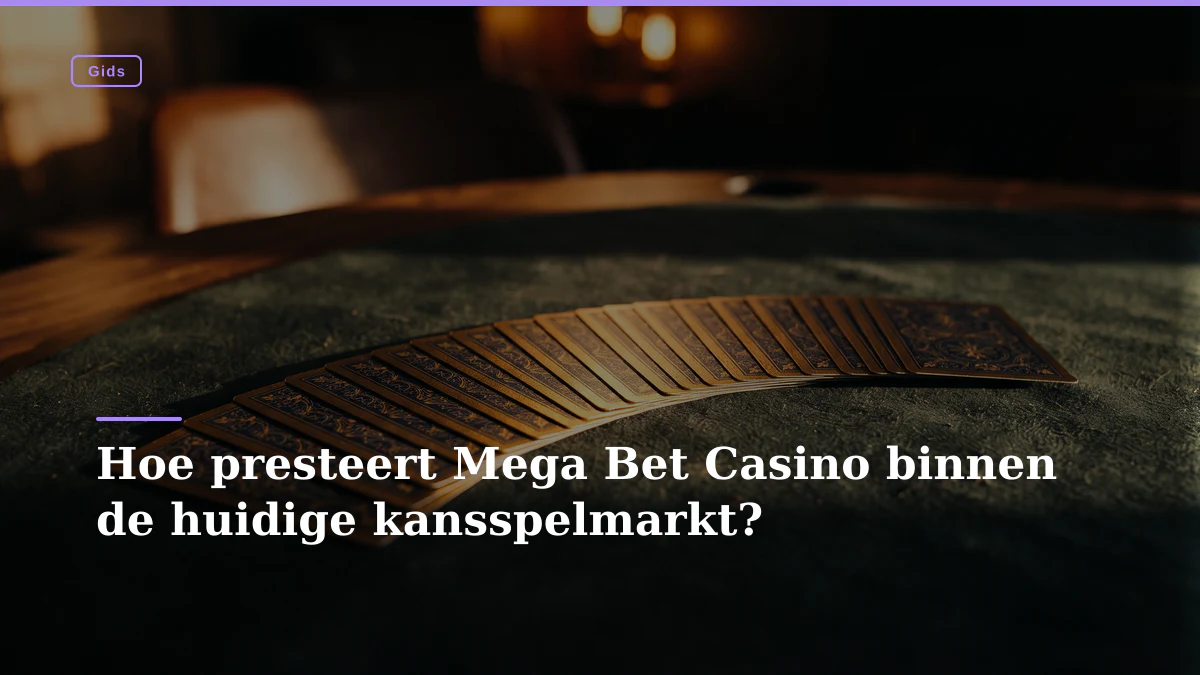 Hoe presteert Mega Bet Casino binnen de huidige kansspelmarkt?