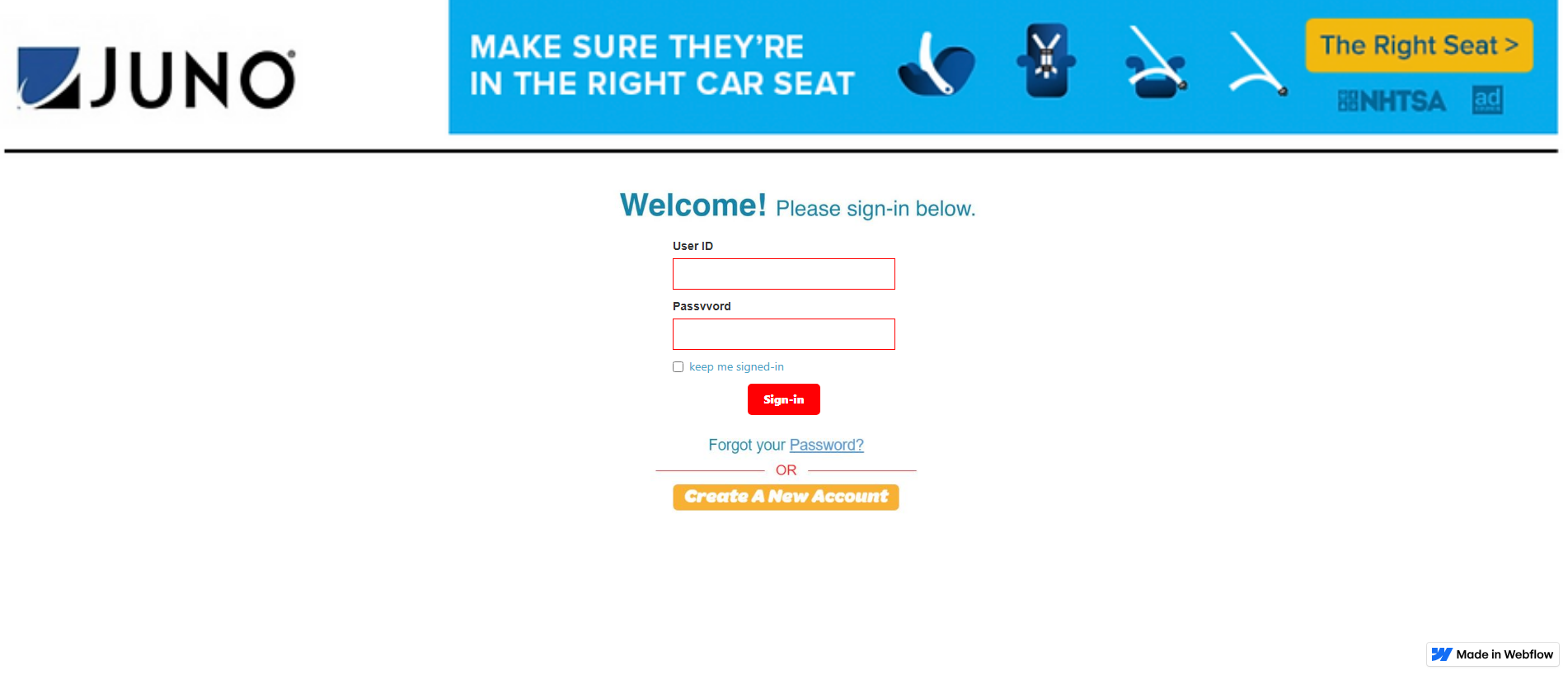 Stored capture of juno-web-mail-75544b.webflow.io