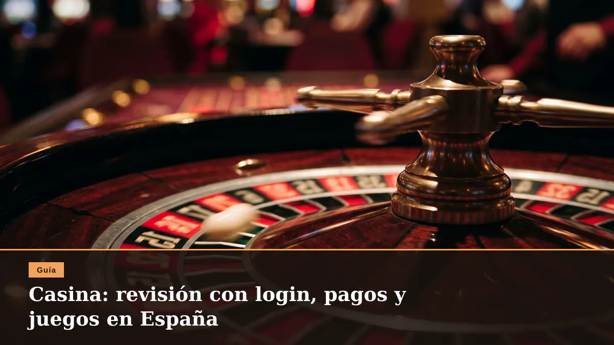 Casina: revisión con login, pagos y juegos en España