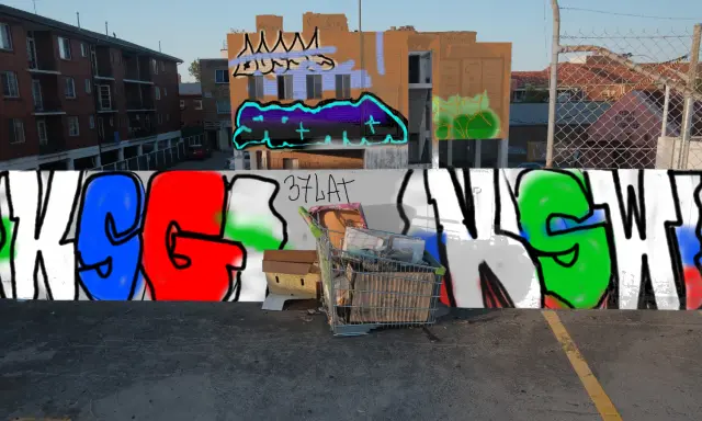 Graffiti artwork by TorcidaVandals