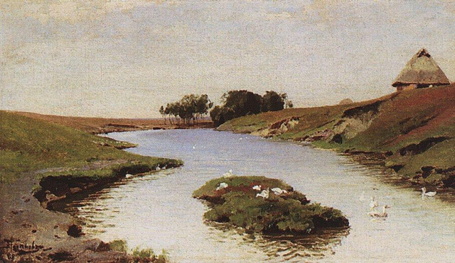 Пейзаж с рекой 1888