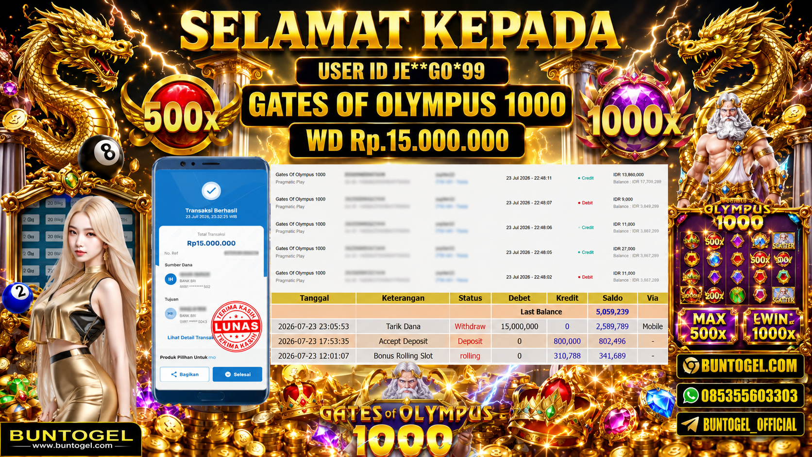 BUKTI BAYAR BUNTOGEL