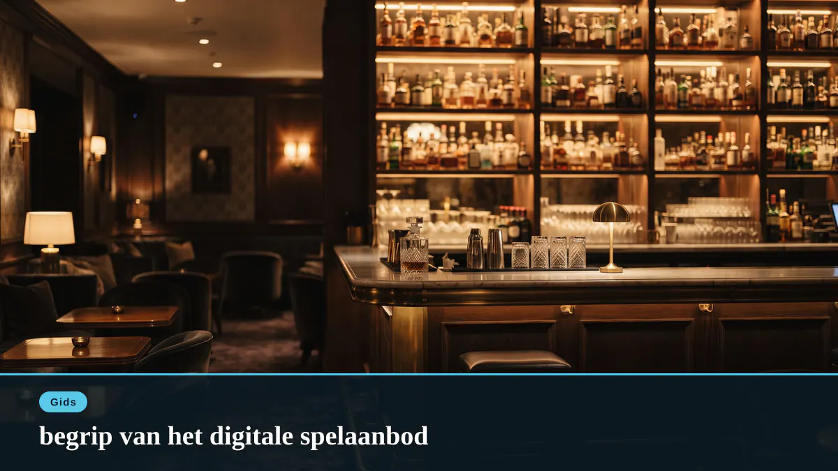 begrip van het digitale spelaanbod