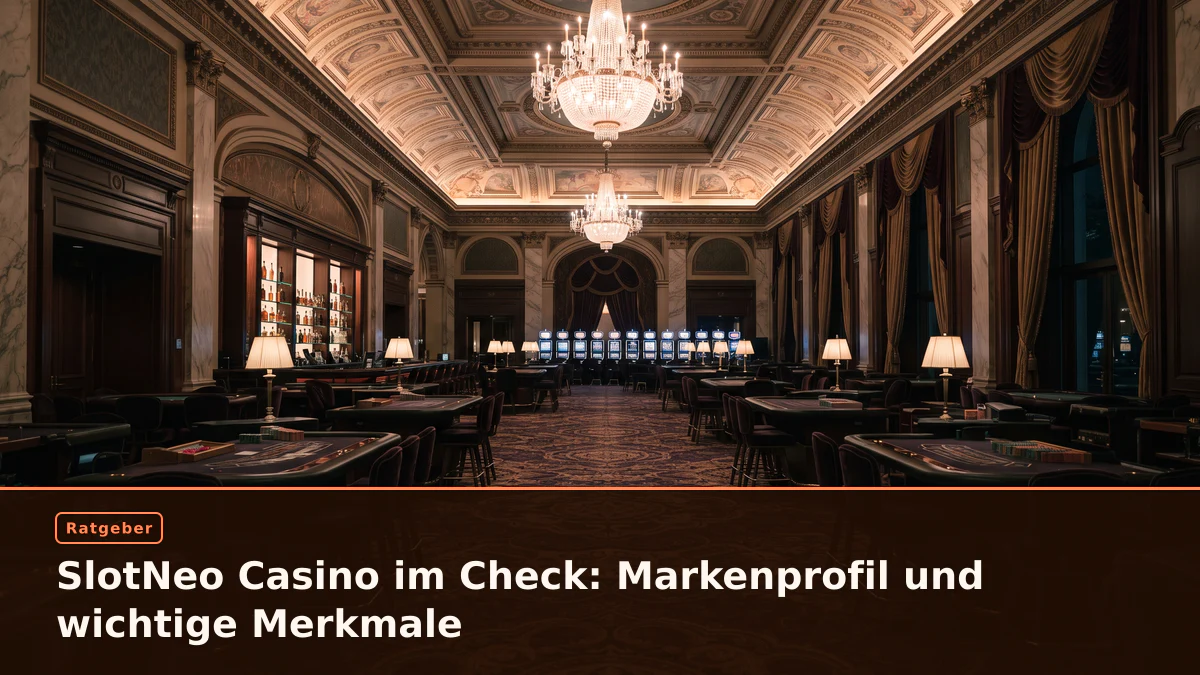 SlotNeo Casino im Check: Markenprofil und wichtige Merkmale