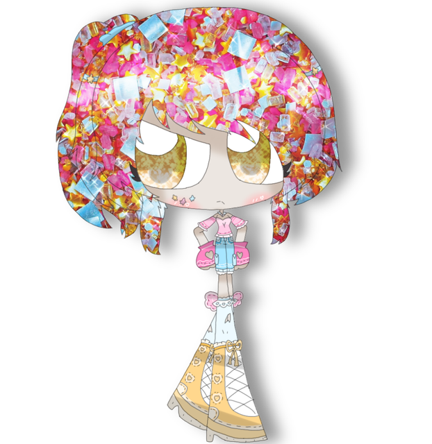 glitter bloom star