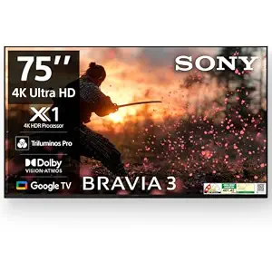 Sony BRAVIA 3 K-75S30B 75-inch 4K Google TV