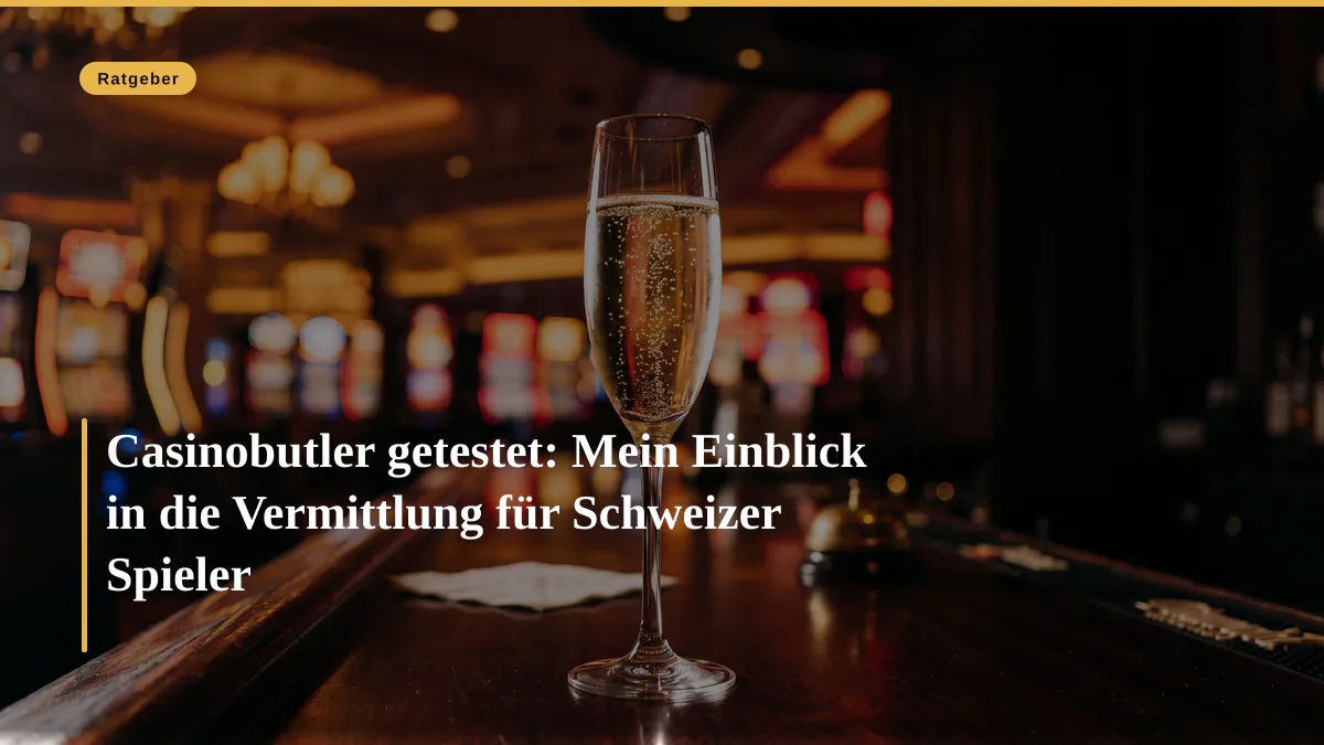 Casinobutler getestet: Mein Einblick in die Vermittlung für Schweizer Spieler