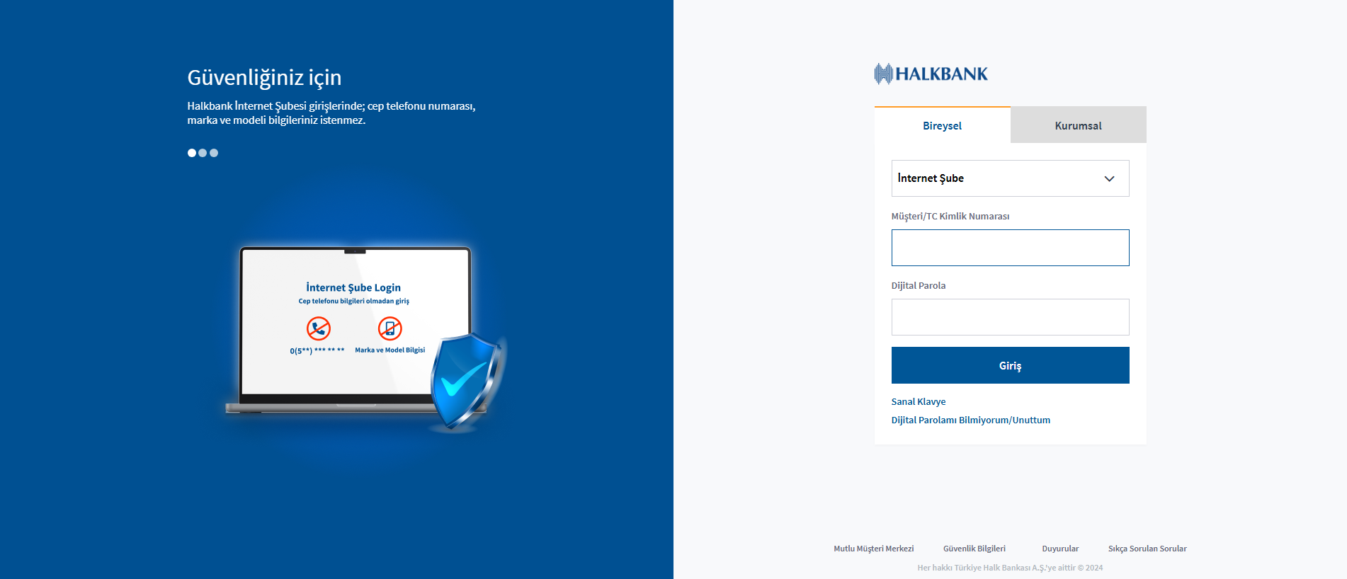 Forensic screenshot of [REDACTED] showing the phishing page layout