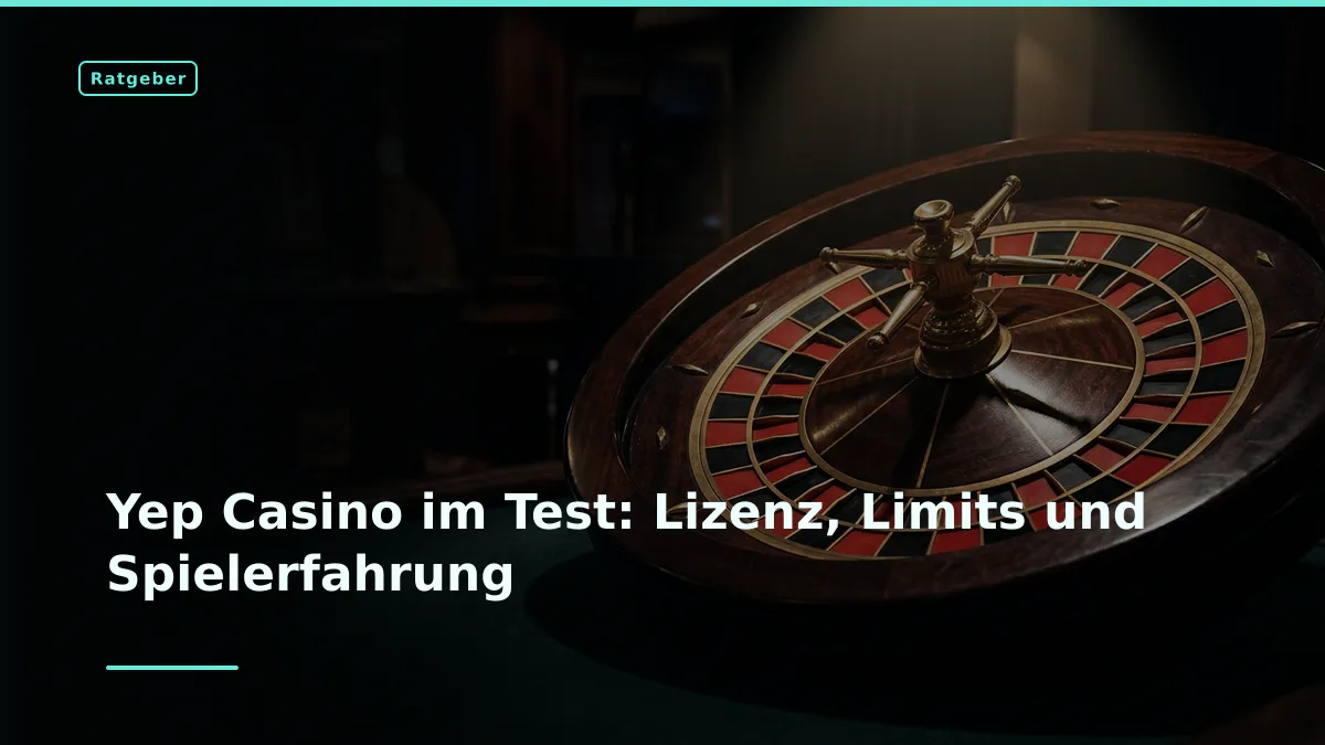 Yep Casino im Test: Lizenz, Limits und Spielerfahrung