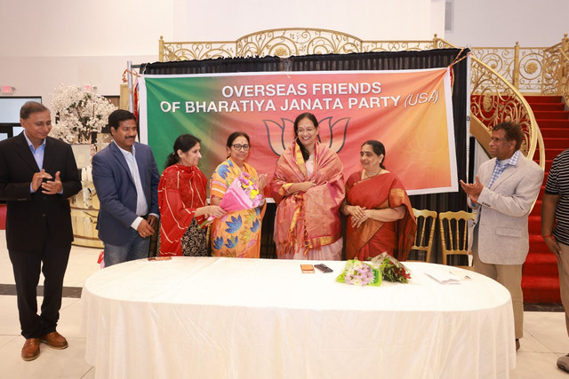 BJP TS Vice President Kolli Madhavi Toursa USA New Jersey