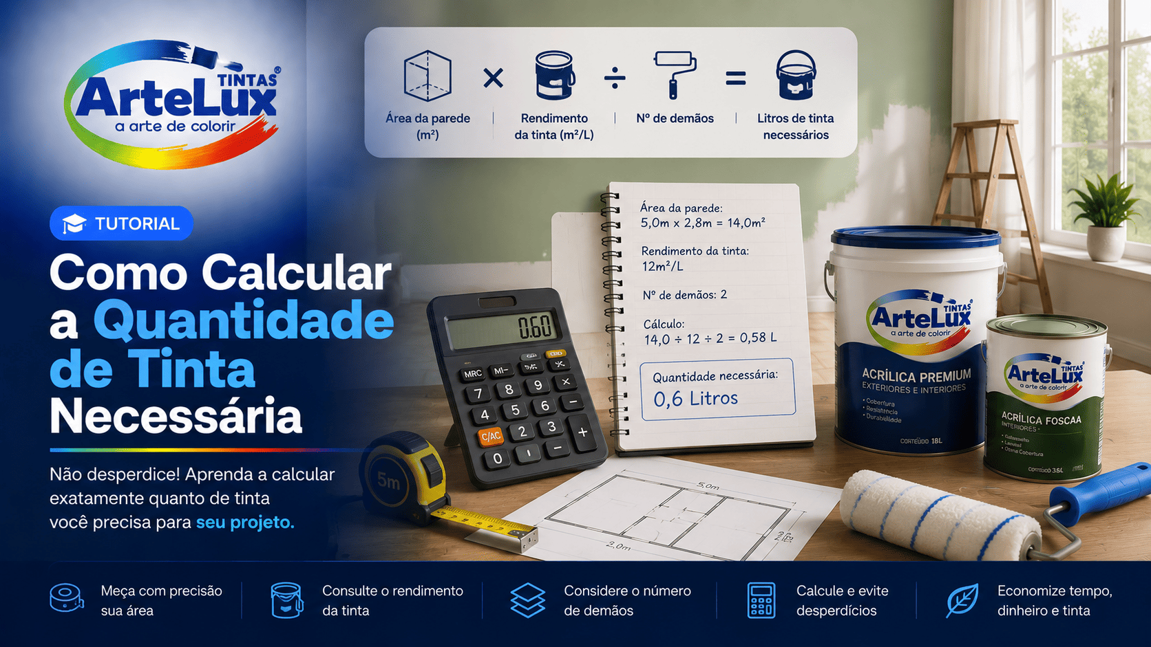 Como Calcular a Quantidade de Tinta Necessária