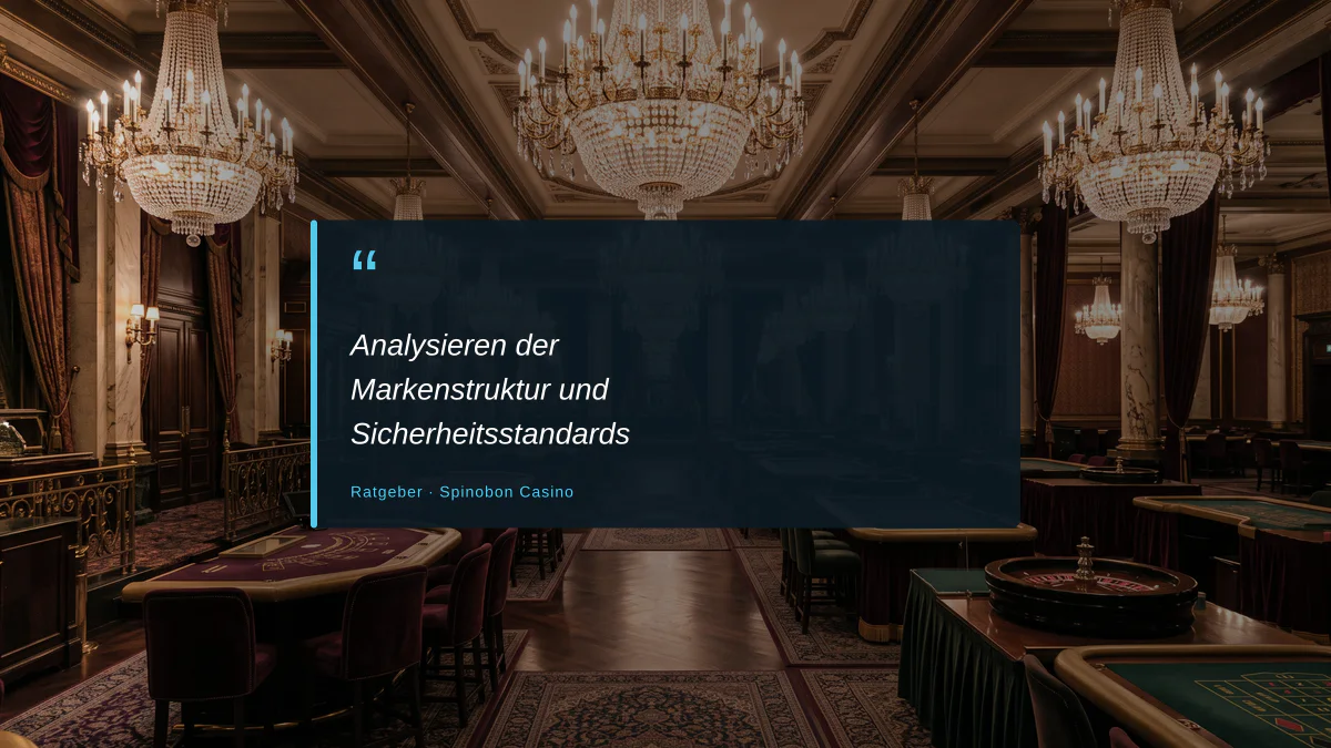 Analysieren der Markenstruktur und Sicherheitsstandards
