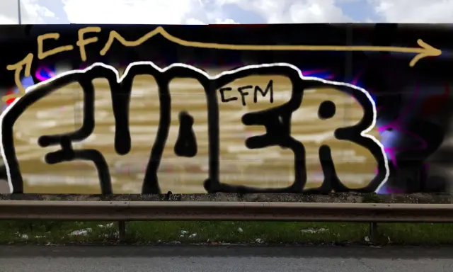 Graffiti artwork by DECAY