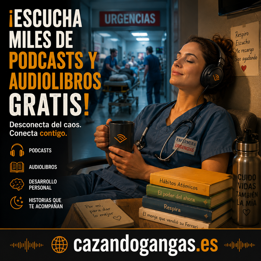 Escucha miles de audiolibros y podcasts originales ¡¡GRATIS!!