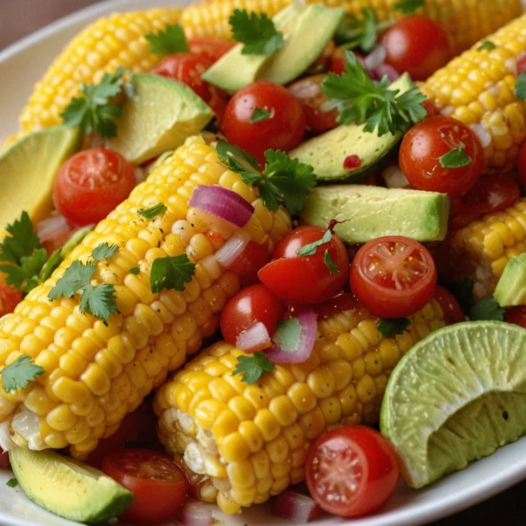 Summer Corn Salad with Avocado: Refreshing!