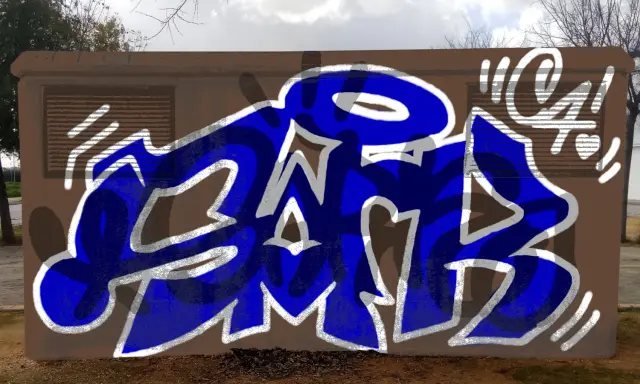 Graffiti artwork by Sark