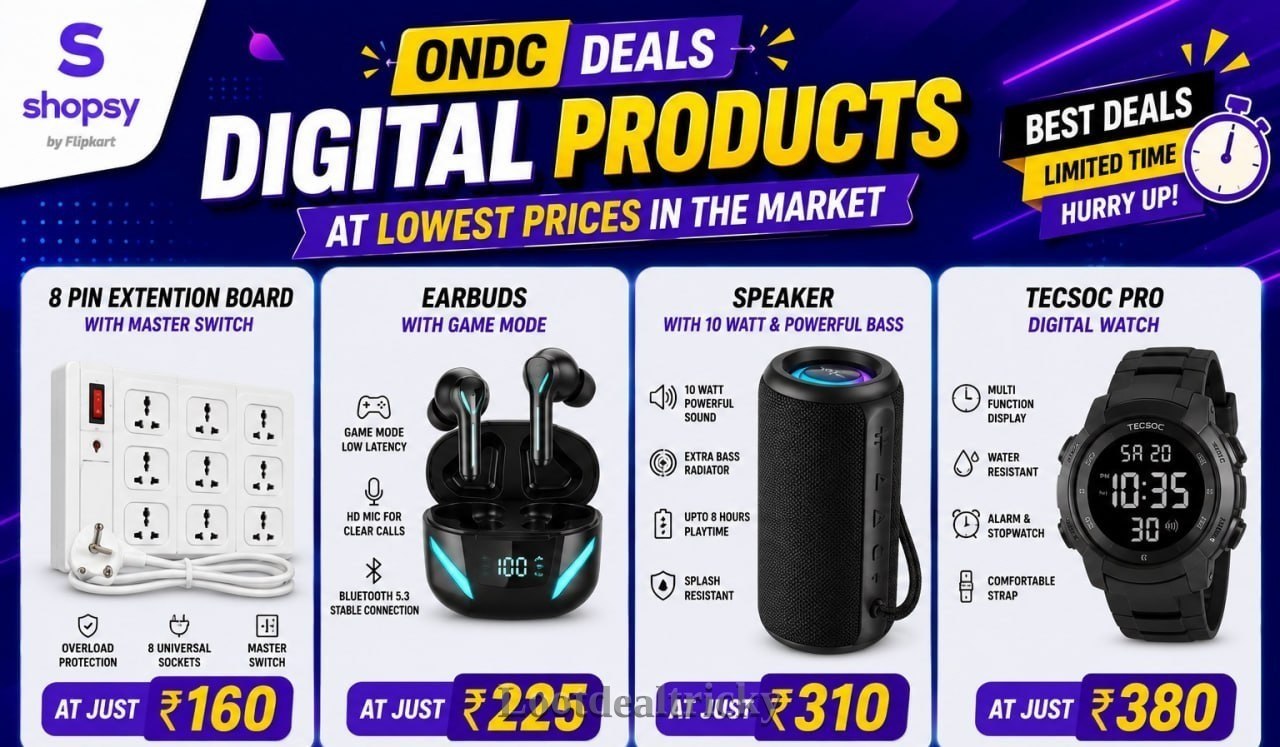 Ondc Deals Digital – Lowest Price Get 70% OFF Today