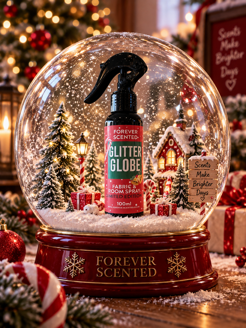 Glitter Globe Christmas Room Spray