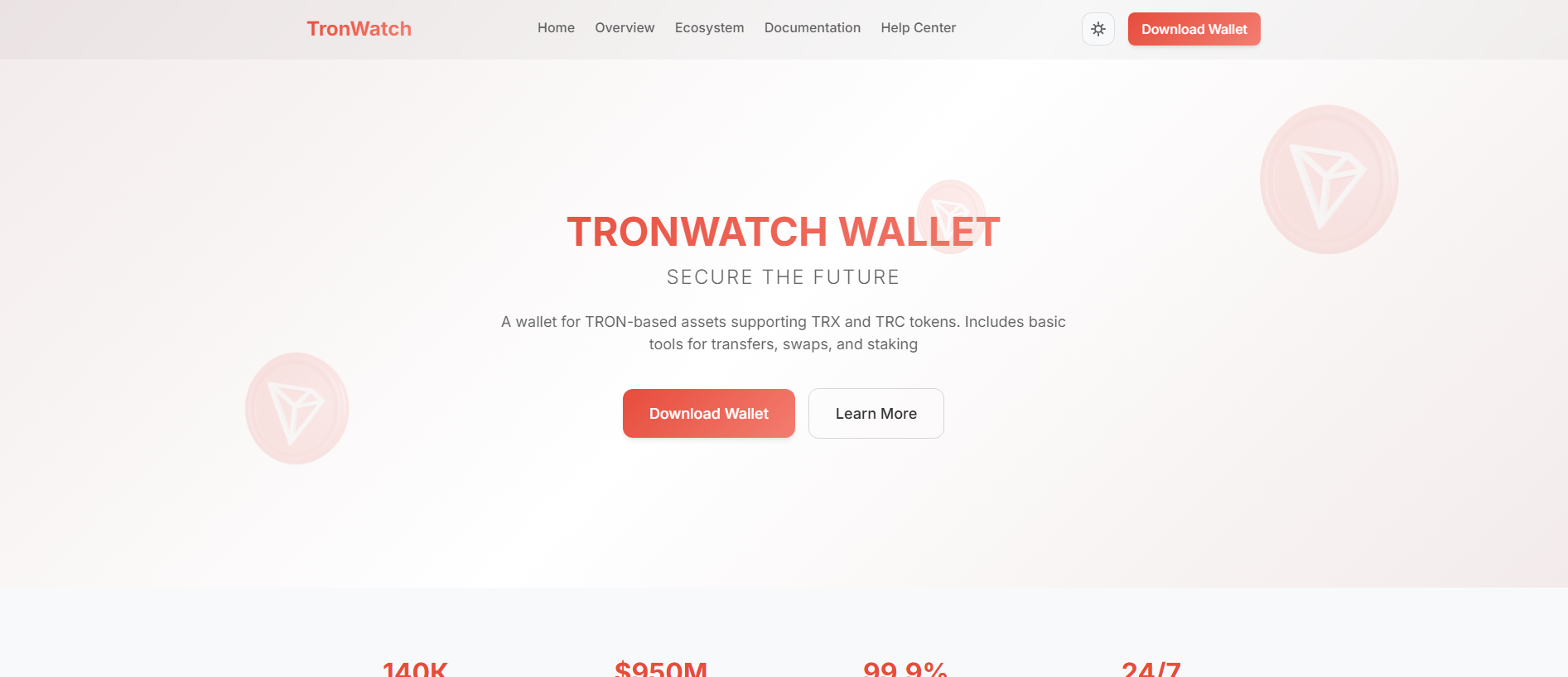 Screenshot of tronwatch.com