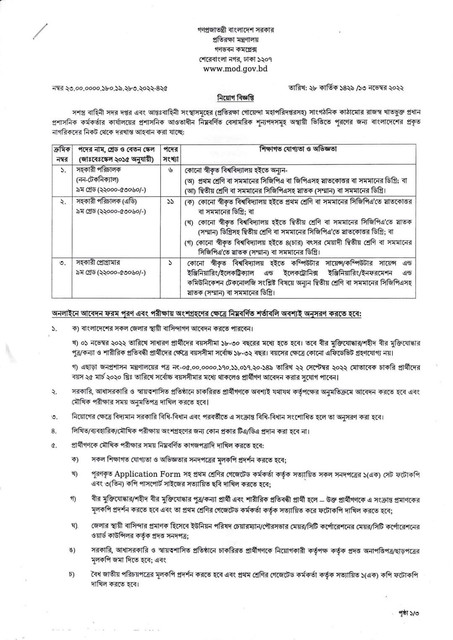 ডিসিডি চাকরি বিজ্ঞপ্তি ২০২২ 