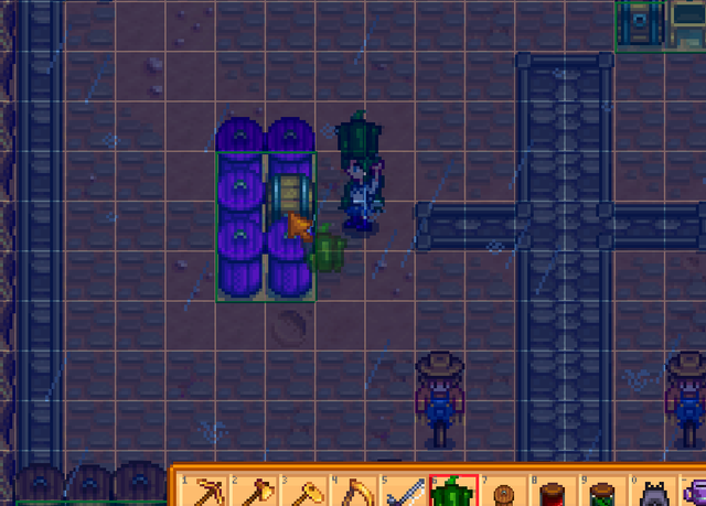 making a new automate group. In the chest has like 999 of the vegetable.. it still doesnt want to pick up