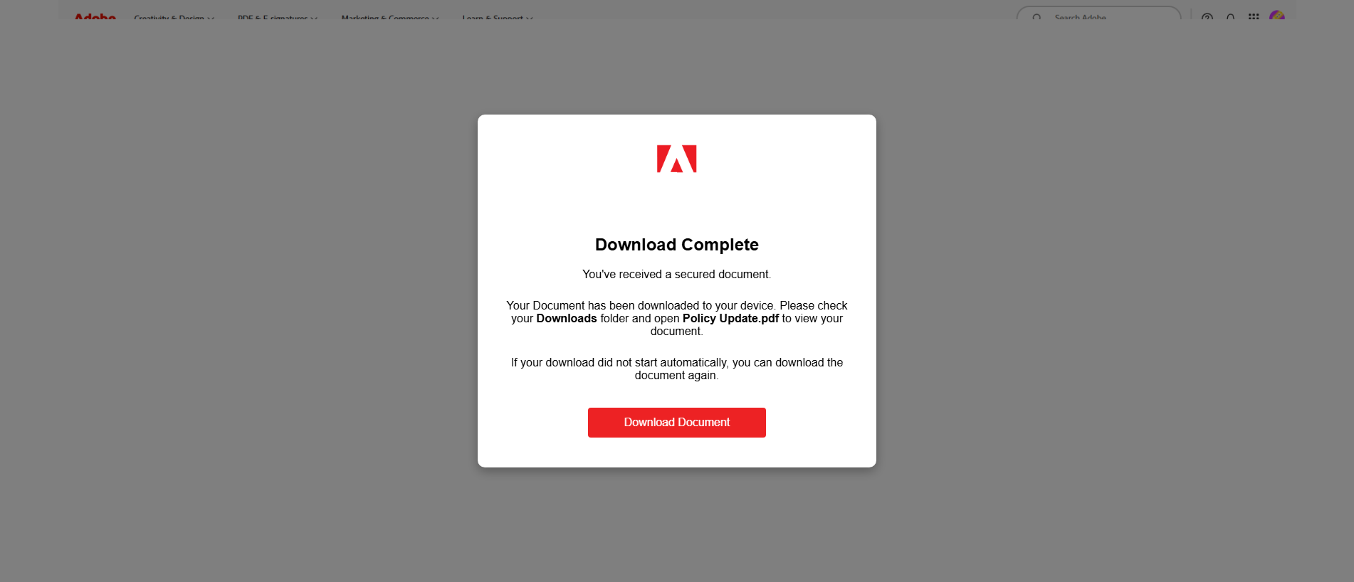Forensic screenshot of [REDACTED] showing the phishing page layout