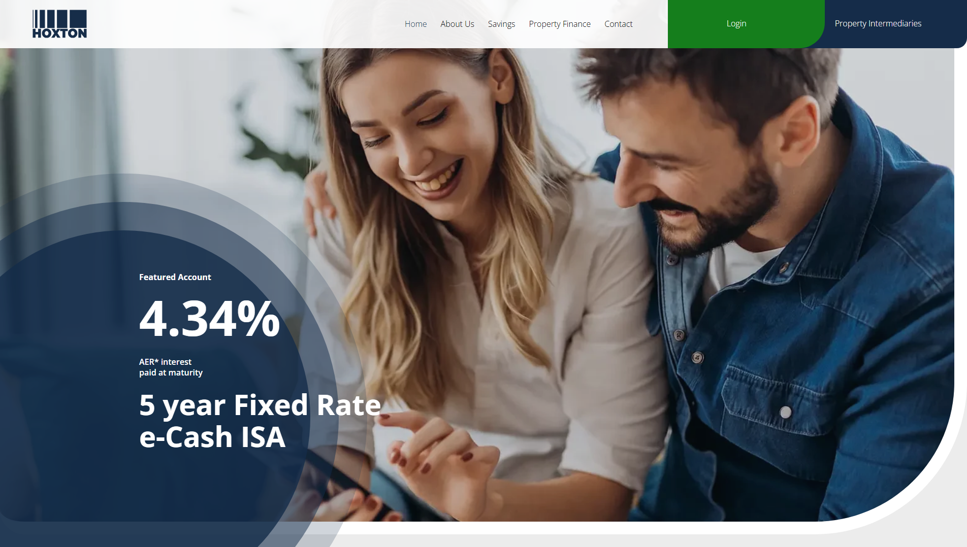 Screenshot of hoxtonbank.com