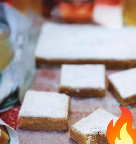 Постер Лимонные коржики с кокосовой стружкой